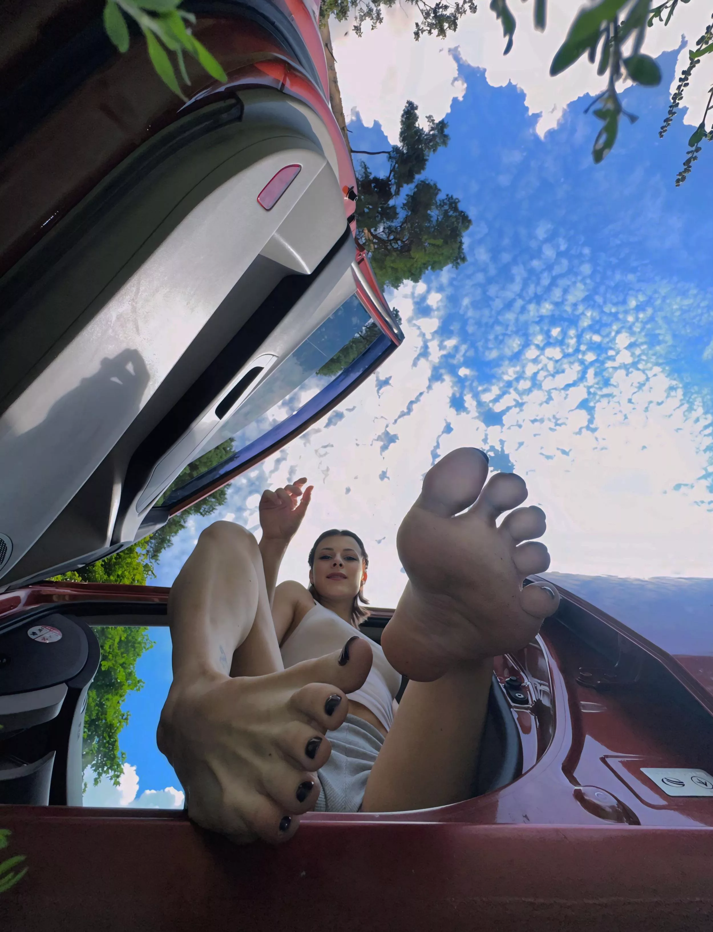 my feet are resting in nature posted by PurpleRainnss