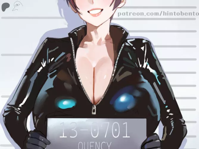 Quency's Mugshot [Nikke] by CheetahSperm18