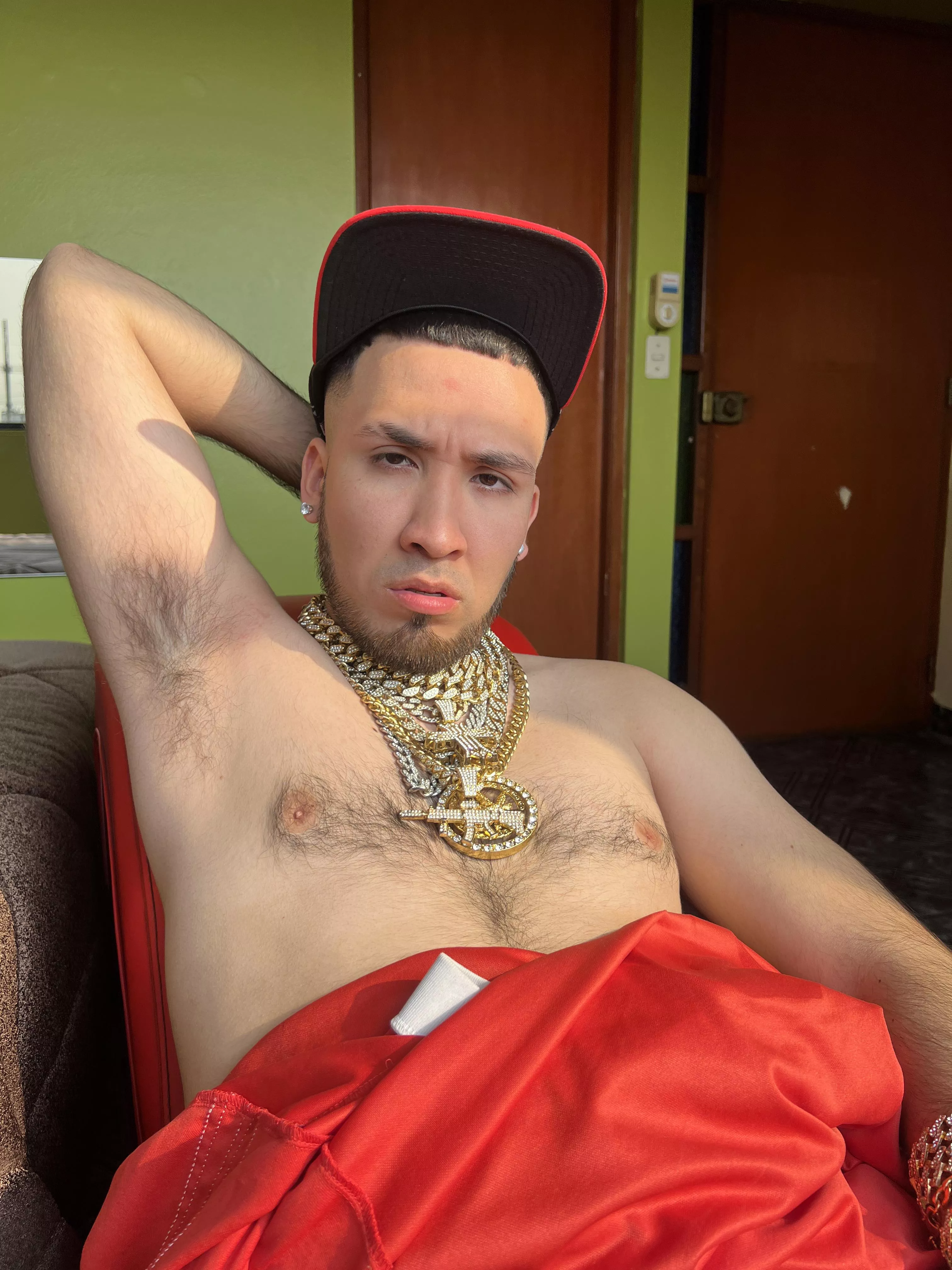 These sweaty armpits wont clean themselves haha would you like to lick them bitch?  posted by ronaldocutemessi