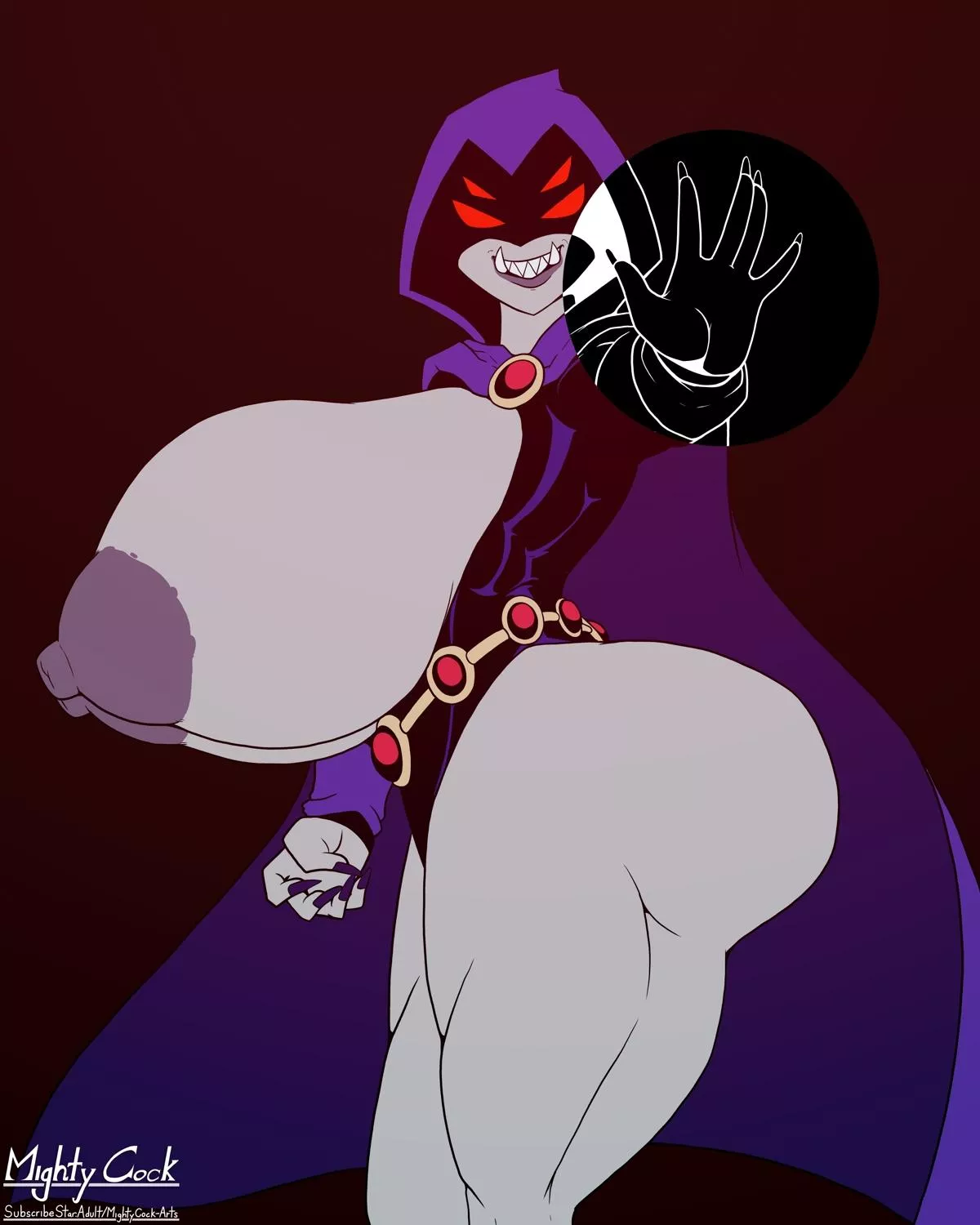 Trigon Raven (Artist:MightyCockArts)  posted by White-Whiskey