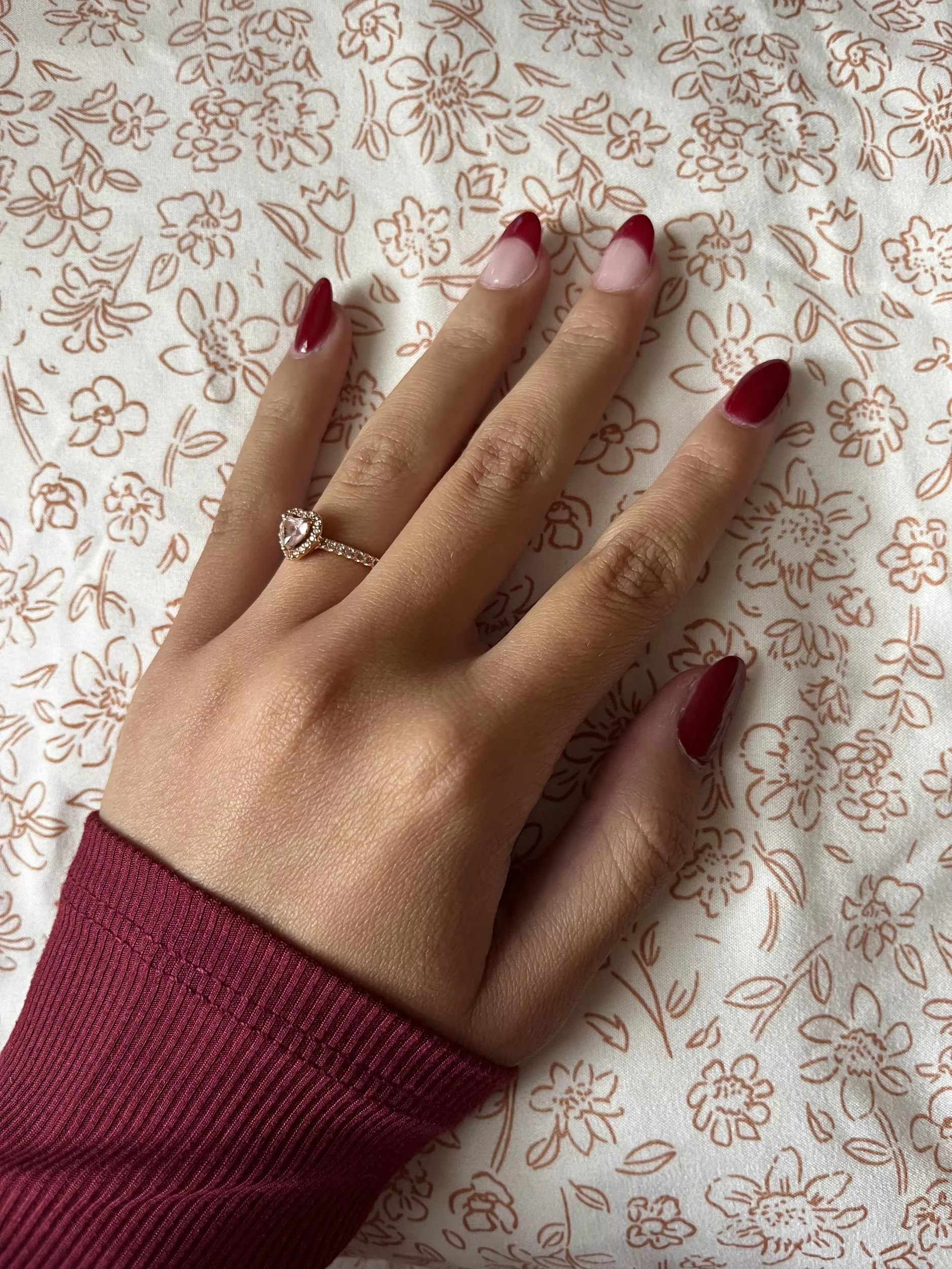 what do you think of my new nails? 💕💕 posted by Present_Macaron_9221