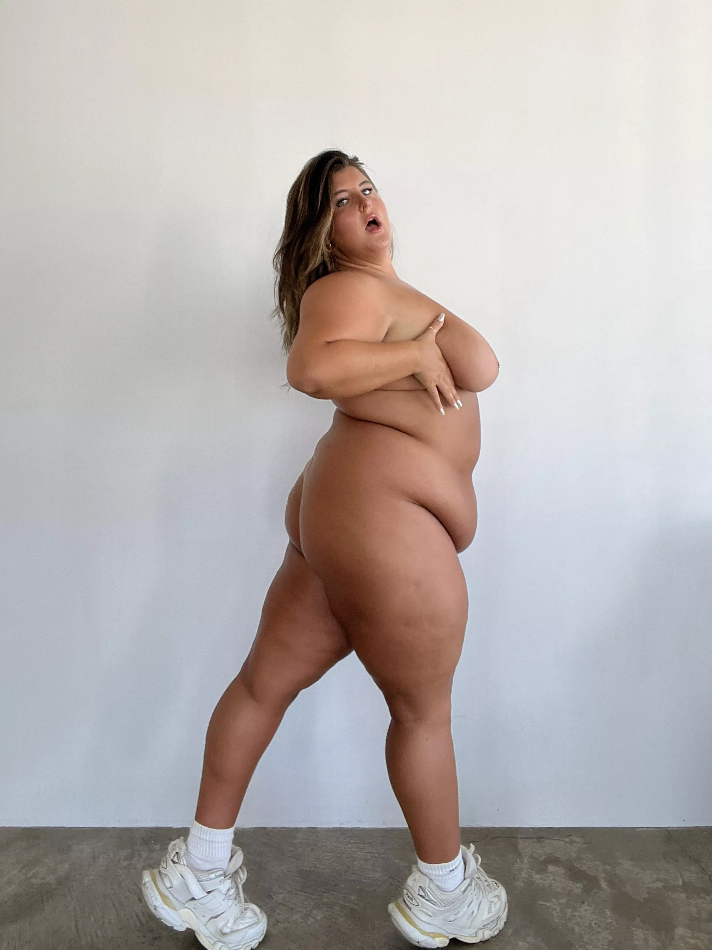 What would you do if I walked past you like this? posted by leilalewis