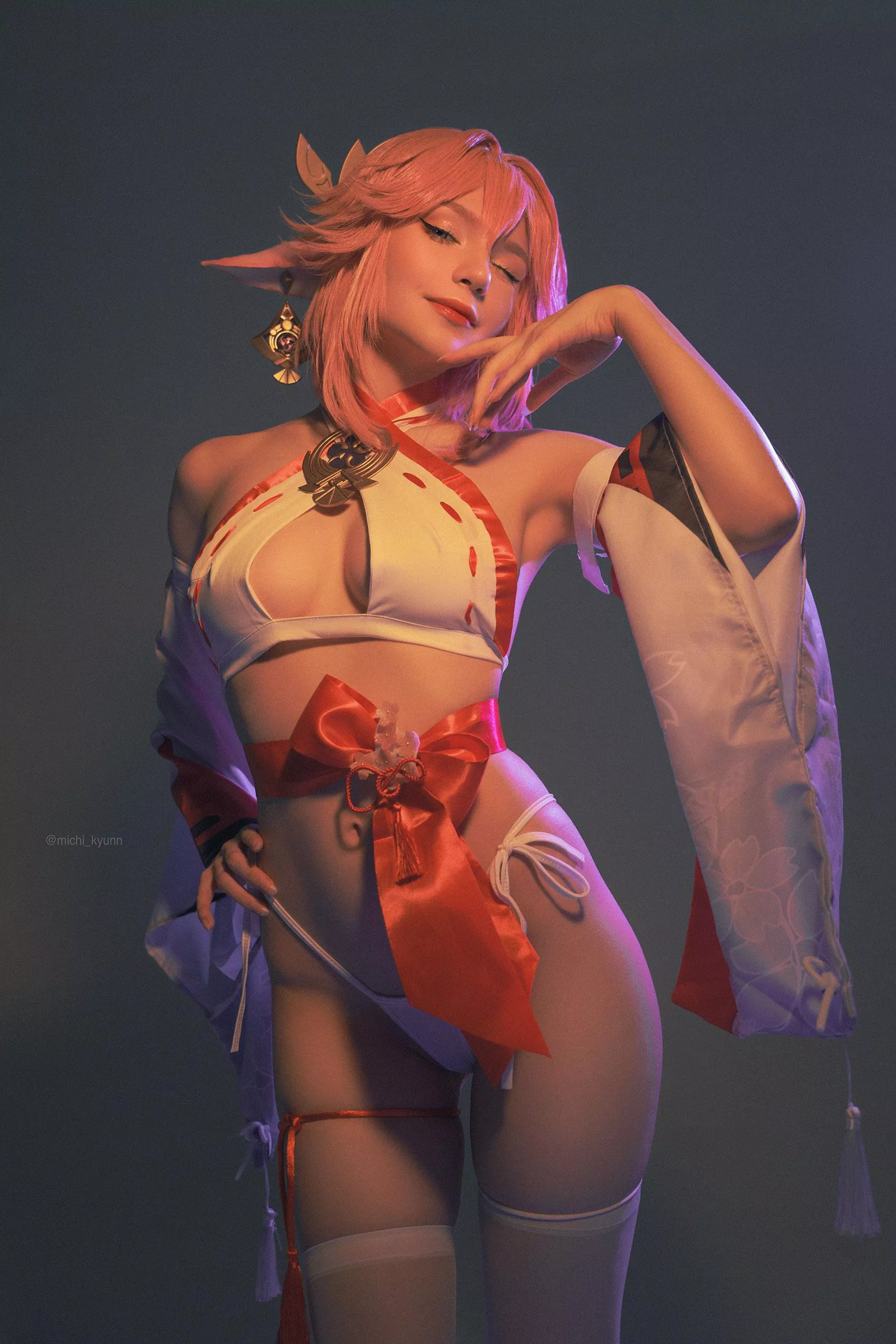 Yae Miko from Genshin Impact by michi_kyunn posted by michi_kyunn