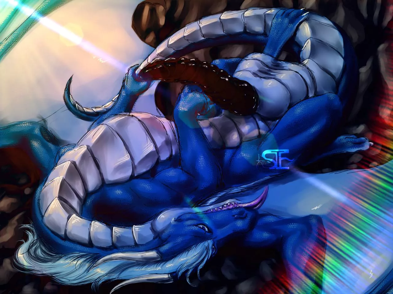 A naughty dragon tail [M] (SharkTigerEagle) posted by sweetyGeorgia