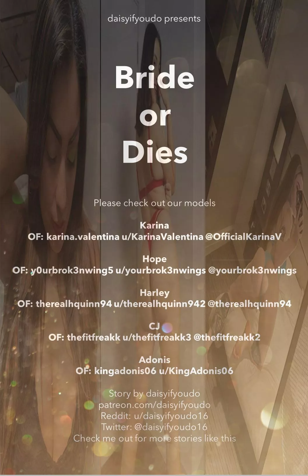 Bride or Dies: Season 1 (Full, Parts 1-12) posted by daisyifyoudo16