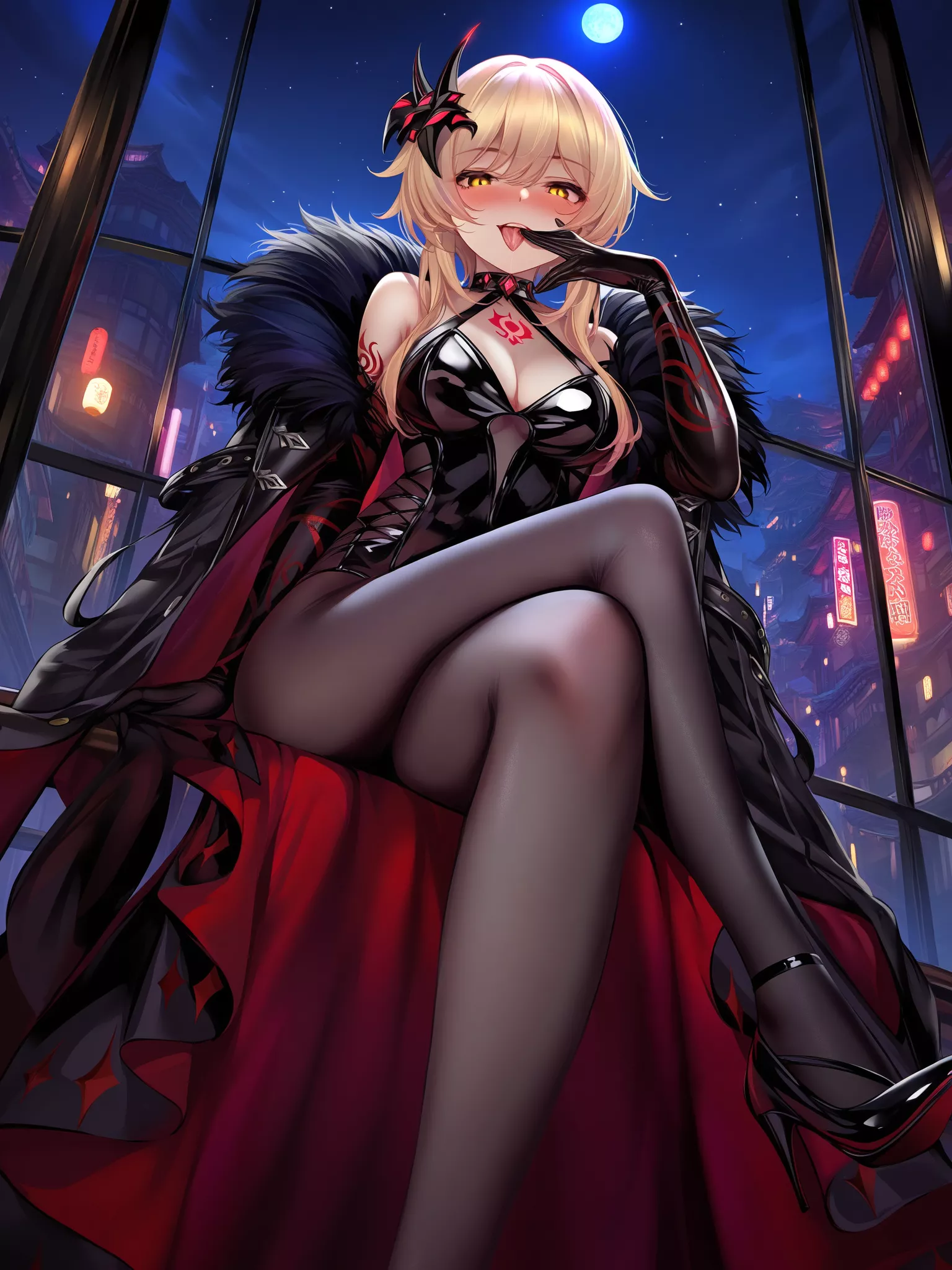 Corrupted Lumine [Genshin Impact] posted by CheetahSperm18