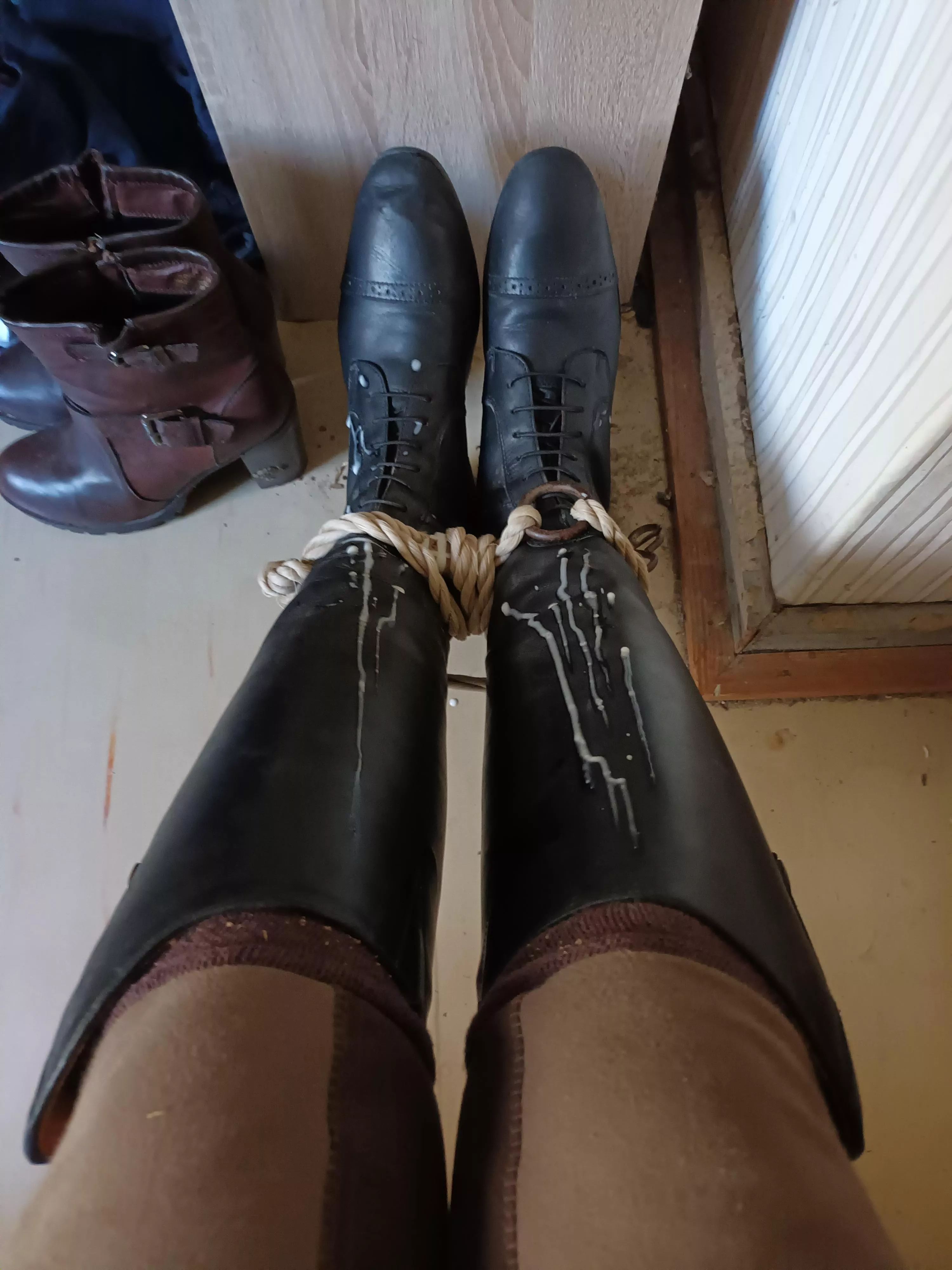 Cum all over my boots posted by Hot-Presentation9272