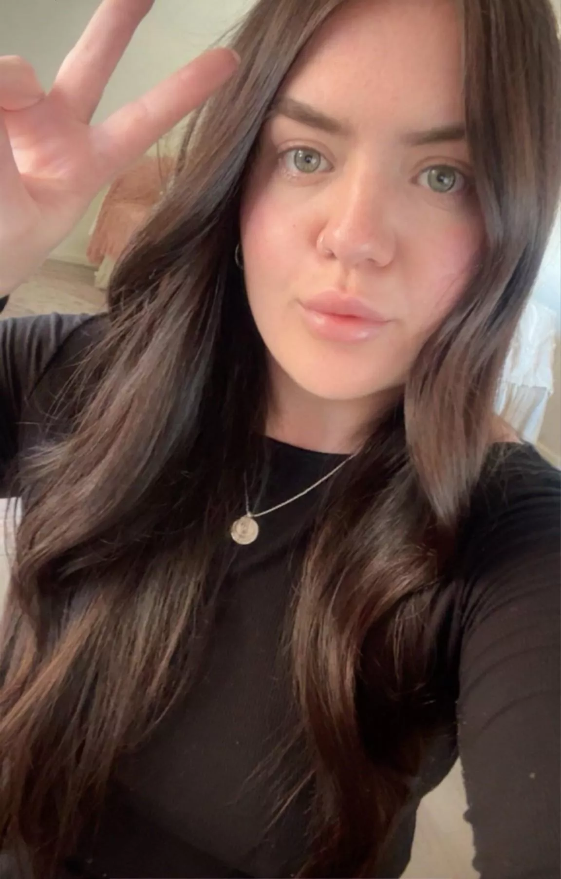 Decided to try a makeup free day at work 😊 posted by CommandHaunting2260