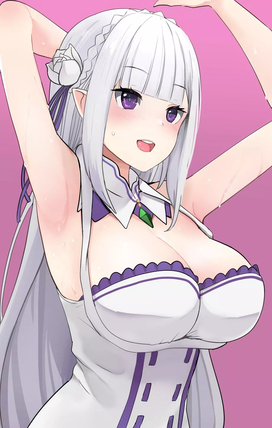 Emilia [Re: Zero] posted by McKnight94