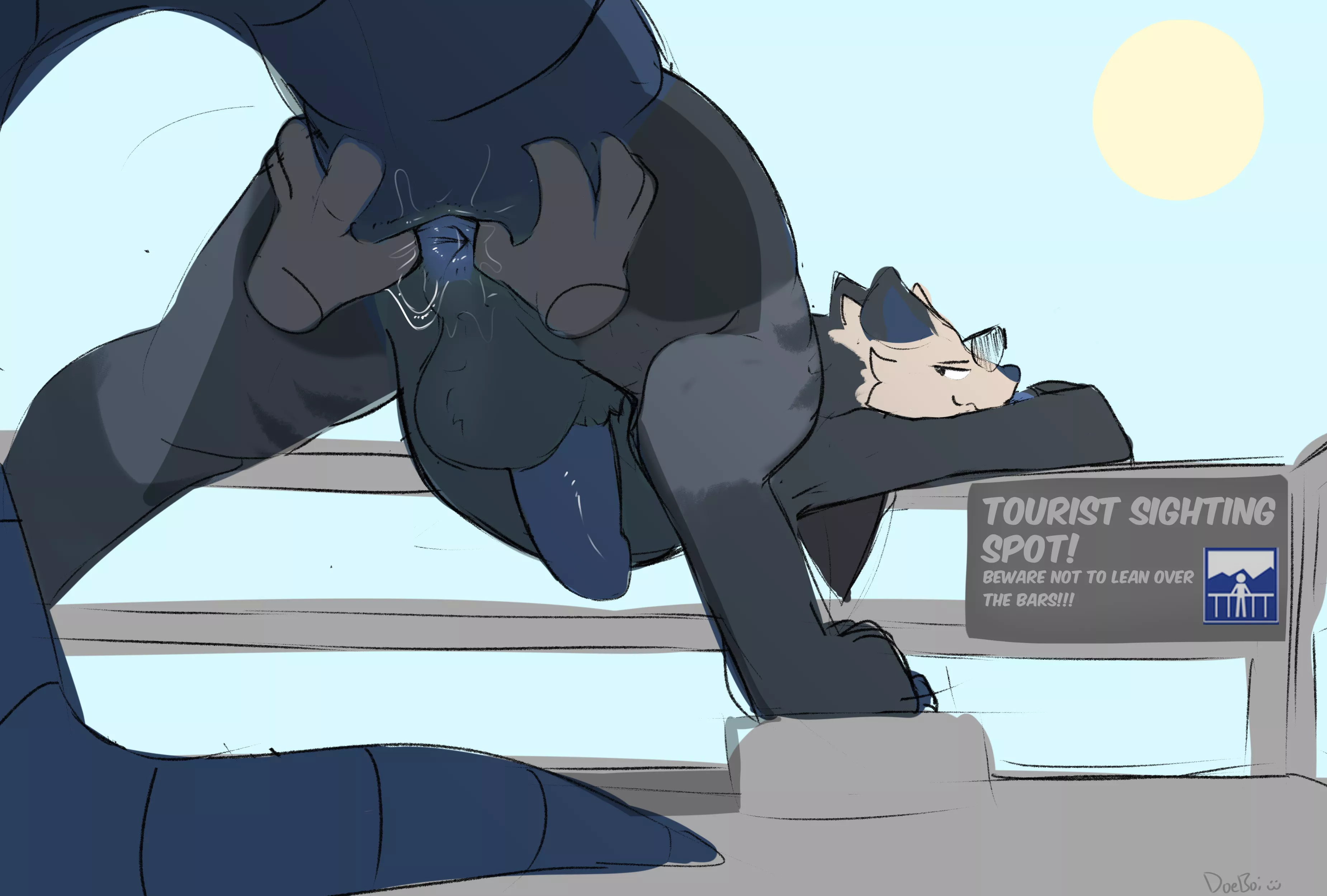 Gift art for TheKoboldKing! (doeboi) [M] posted by Olive-The-Otter