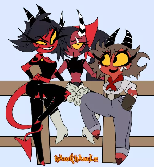 Helluva Boss by mushroomsonmyass