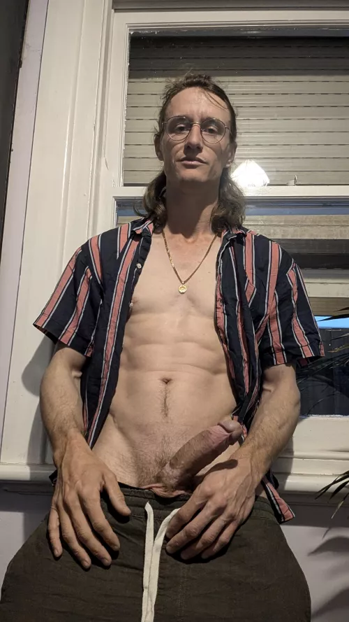 Home, stroking my cock alone, anyone join me? by jamesnikko1