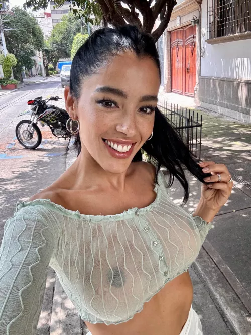 I didn't want to ruin this top with a bra underneath  by BrownAshXO