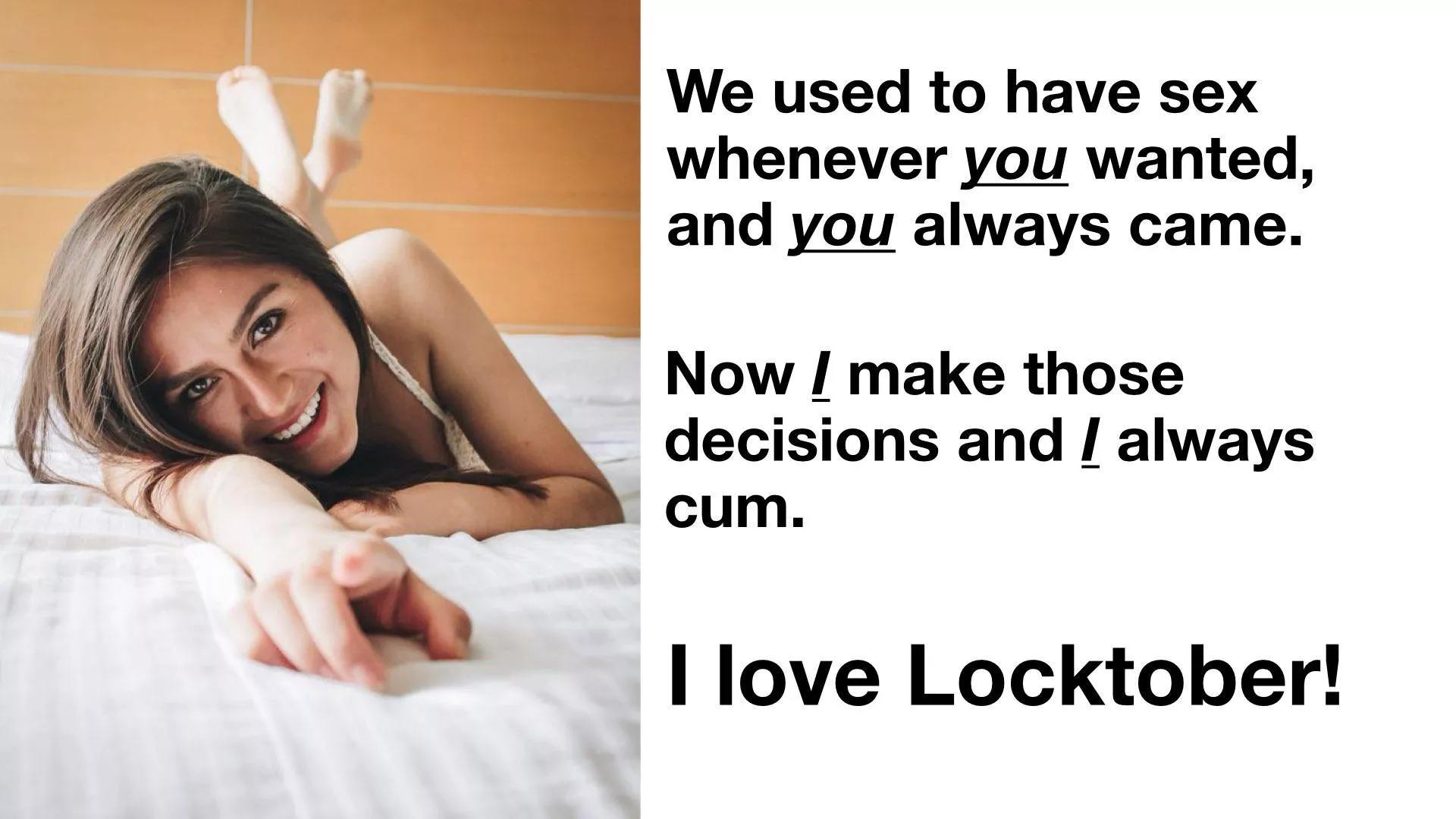I love Locktober  posted by AuthenticCourage