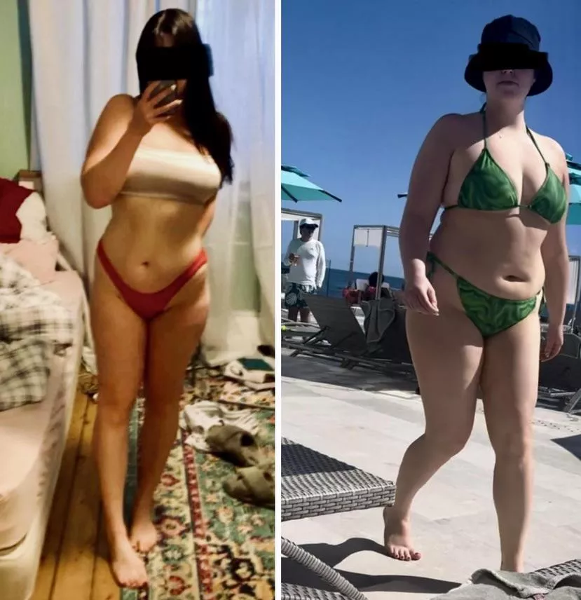 I went from skinny to chubby bunny in about a year 🐷 posted by Strawberry_Pawg