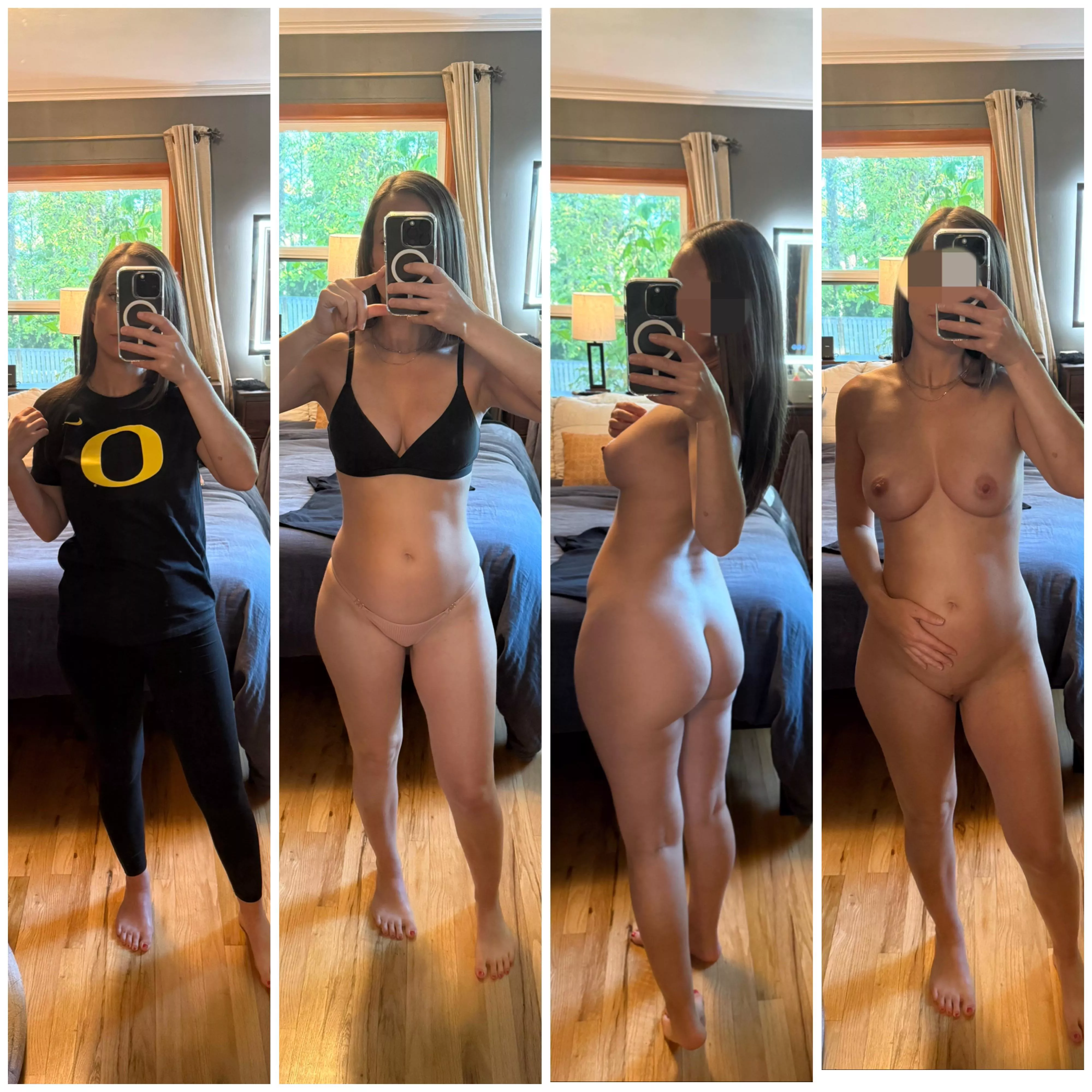 I’d love to stay naked, but I guess I need to wear clothes.  posted by PNW-Wifenextdoor