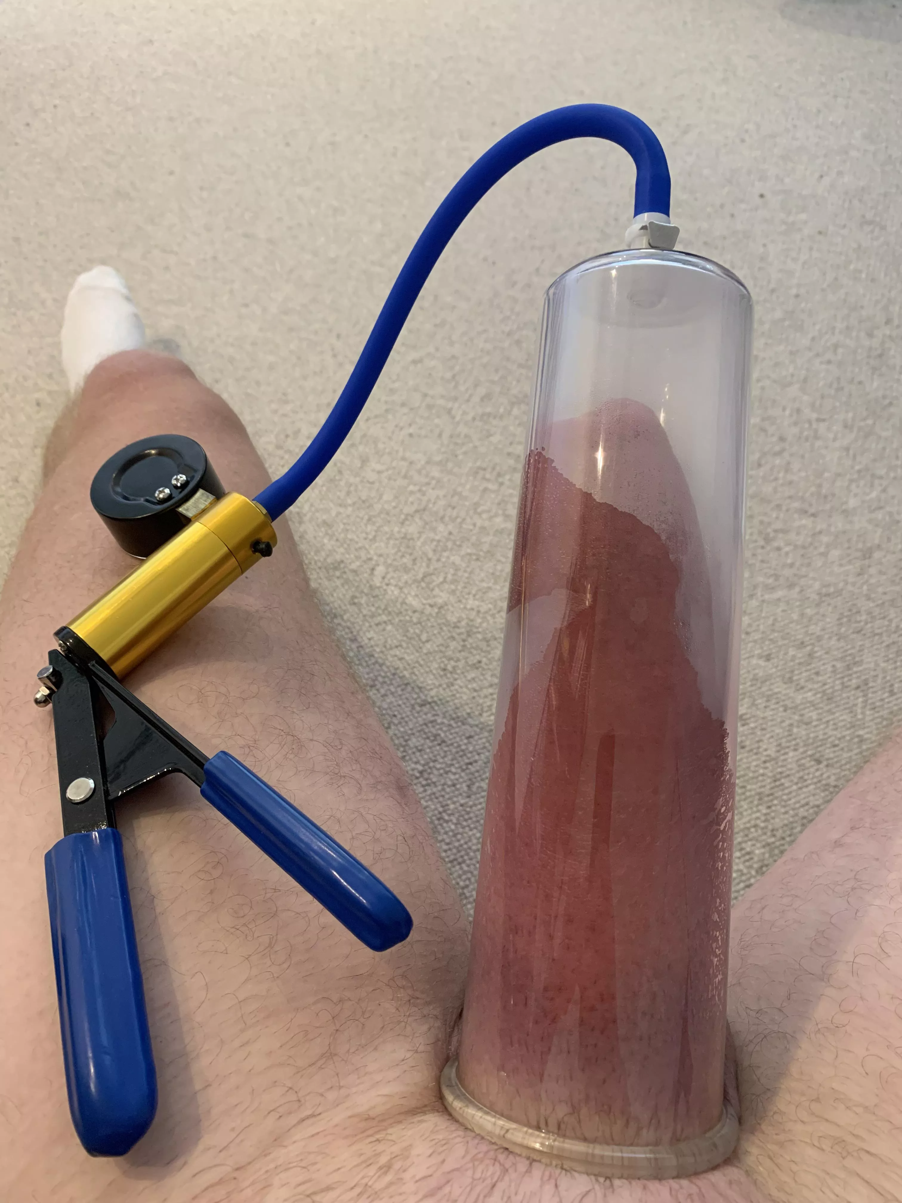 In my new 10x2.75” cylinder. Girth already packing it. Need to work on length. posted by 872415683