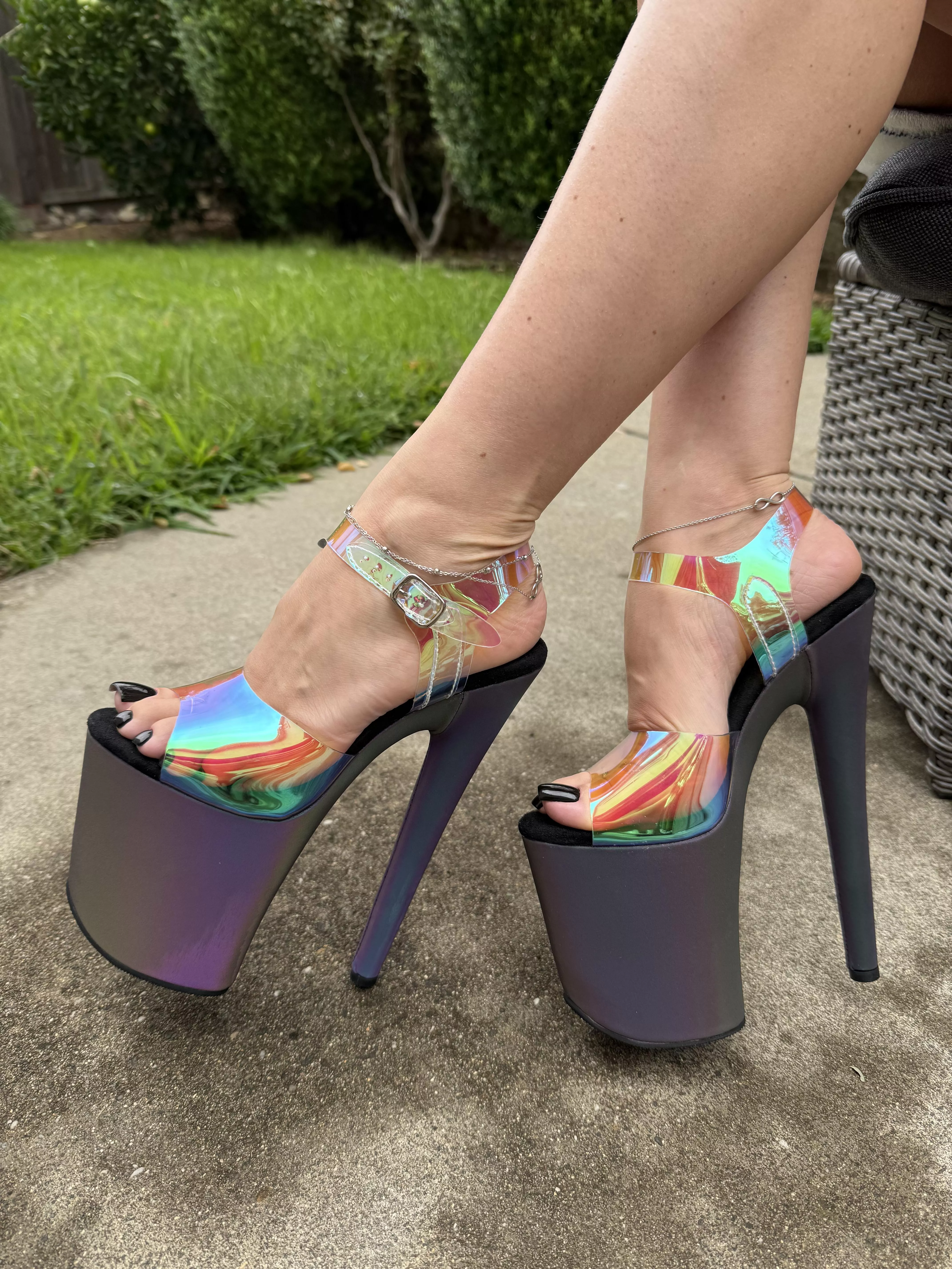 My new heels 😍 The highest what I have 😉 posted by missheels07