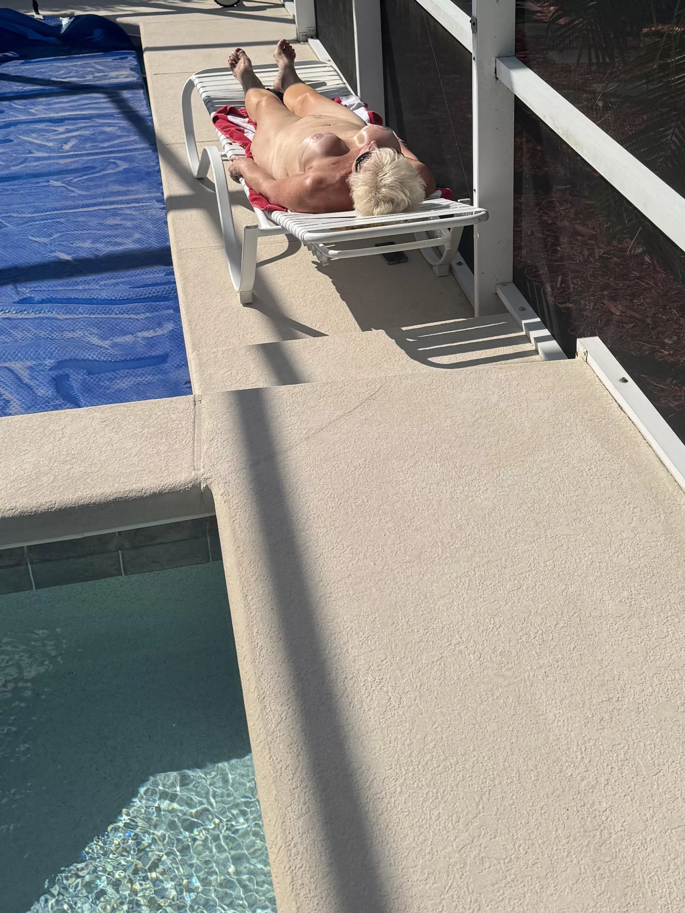 No Playlinda I guess the pool will do on this windy day.🙂‍↔️ posted by kvk69