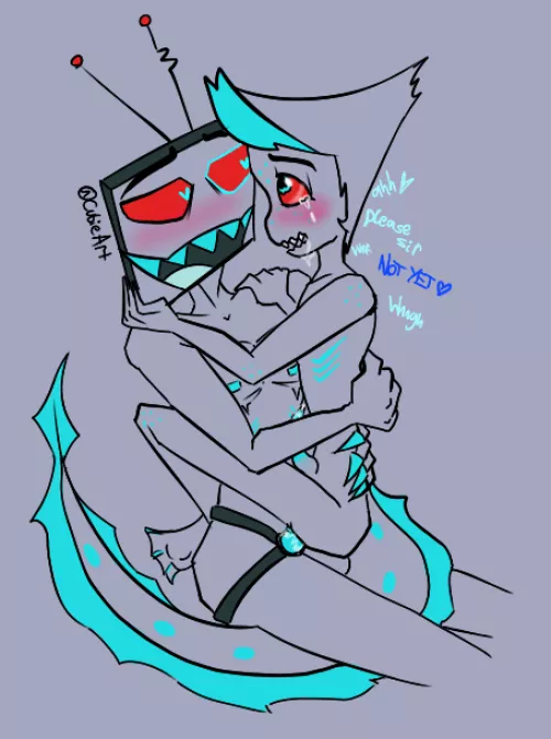 orgasm denial staticeel by CubieArt