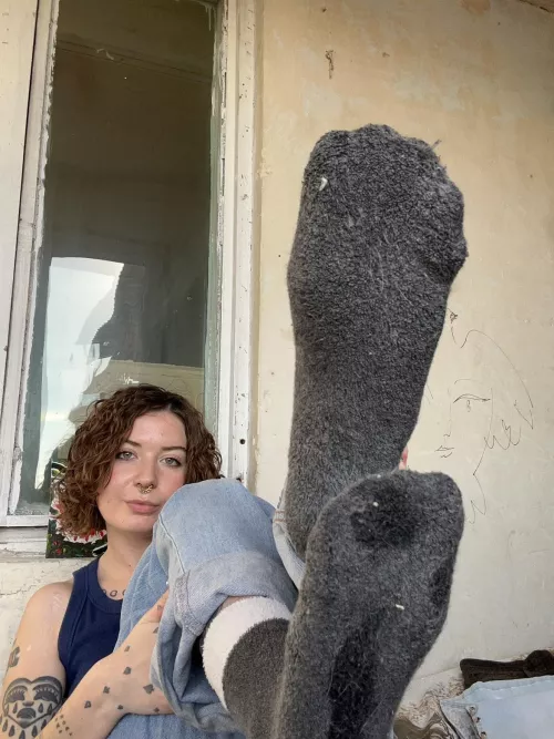 POV: It’s morning: what will you do with my smelly feet? by feetyourlick