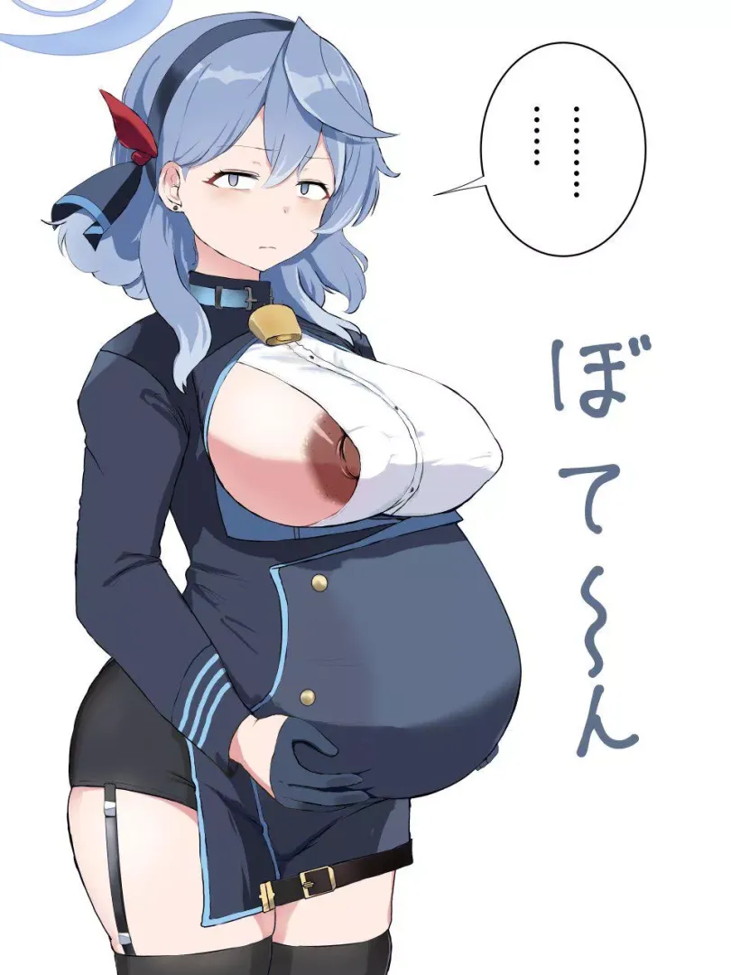 Pregnant Akko is not impressed by HeavyLancerthe8th