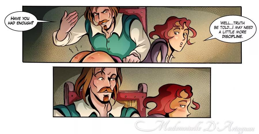 Punishment? That depends on your point of view, right? ;) [MademoiselleDArtagnan #1] (ReinaCanallaArt)  posted by ReinaCanalla