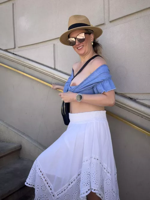 When in Rome... or Vegas, flashing a boob at Caesars Palace is a must-do. by Mrs_Englewood