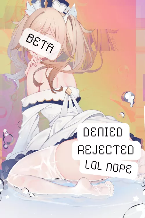 You jerk to Genshin Girls, but it's okay we have a way to help its called censors~!  by BabyMaoLing