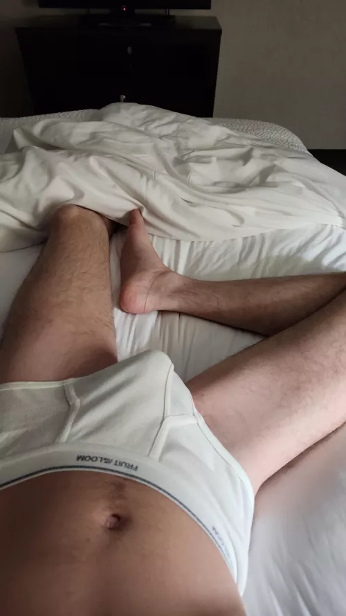 Big king size hotel bed all to myself... by suburban-_-dad