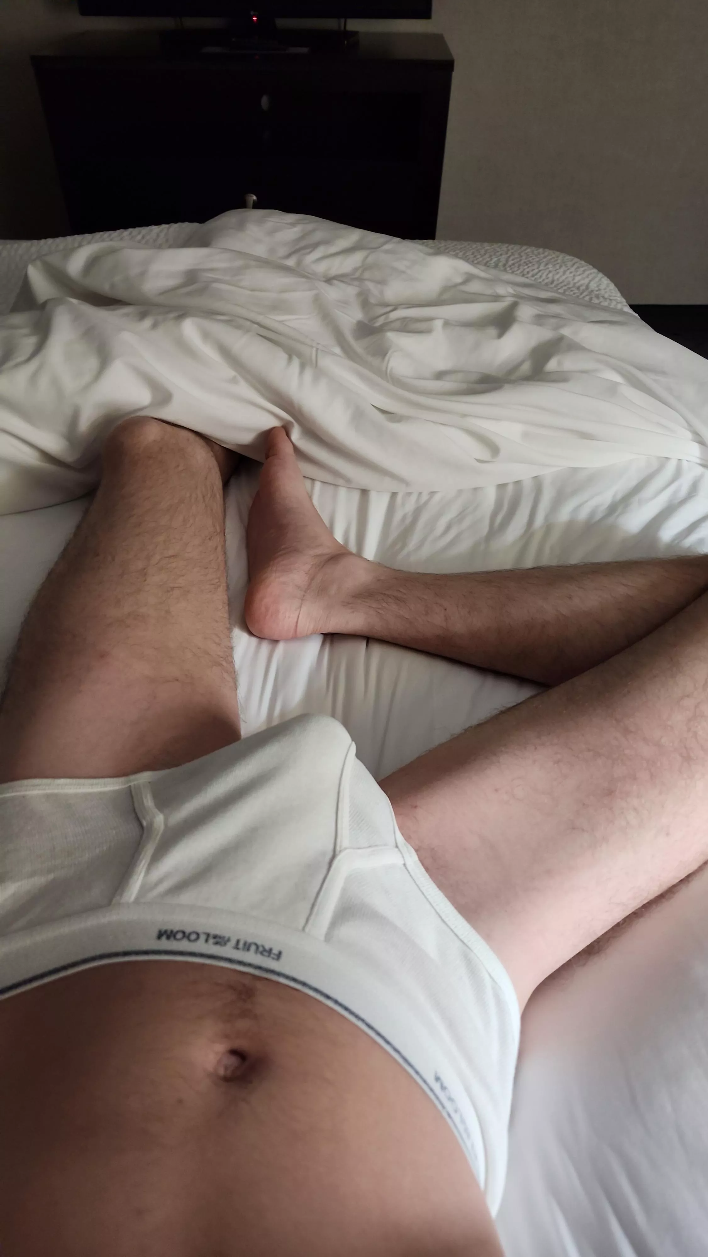 Big king size hotel bed all to myself... posted by suburban-_-dad