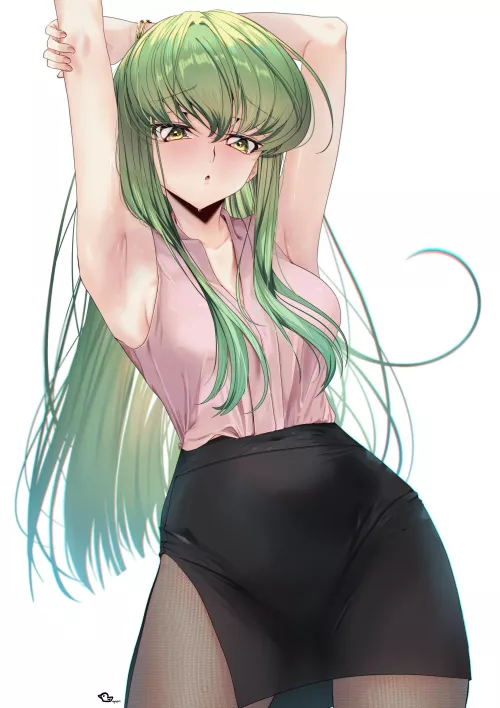 C.C [Code Geass] by xSaviour_N