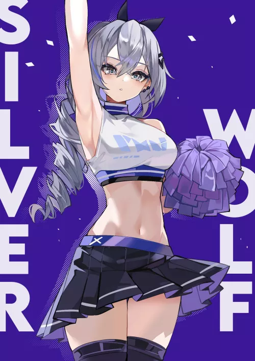 Cheerleader Silver Wolf [Honkai Star Rail] by Kelzt-2nd