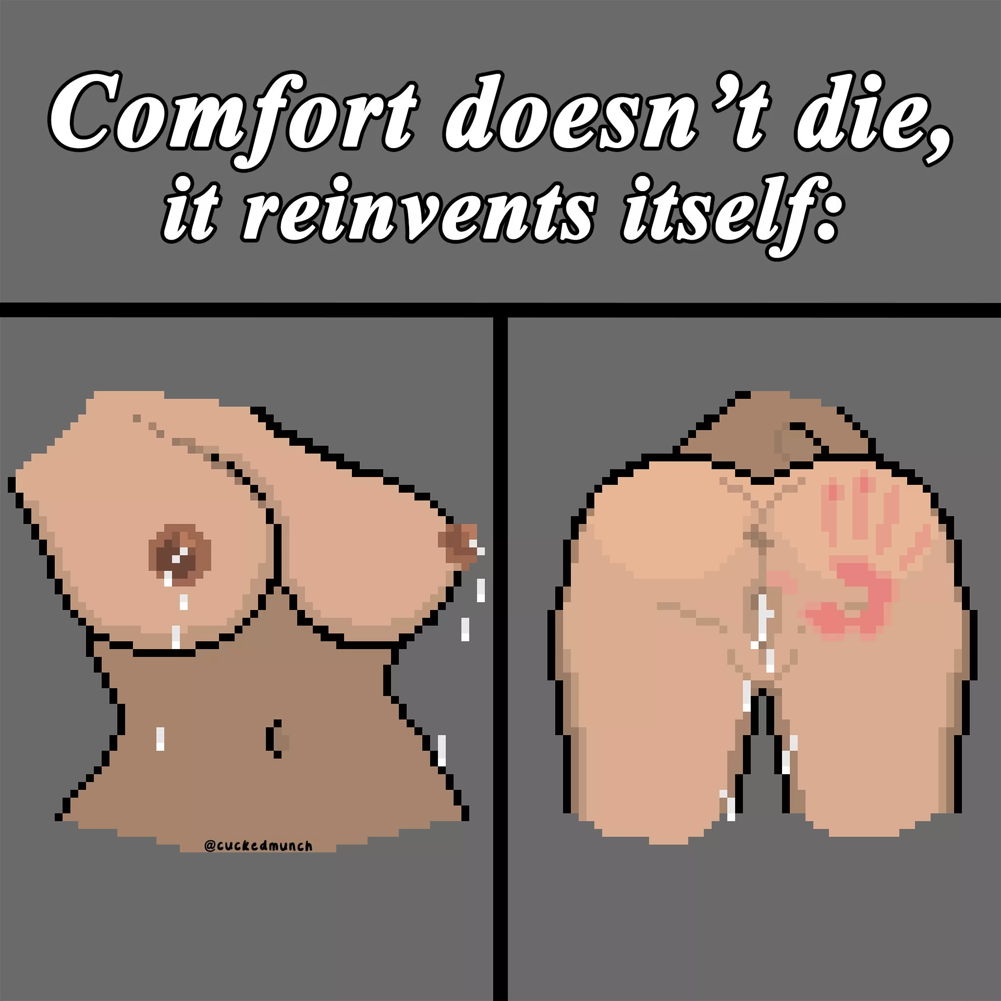 Comfort doesn't die, it reinvents itself: by Cuckedmunch posted by cuckedmunch