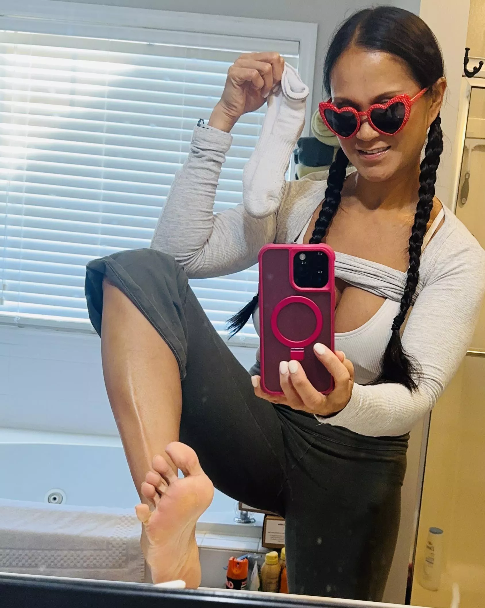 Grab these dirty socks ! My feet need some attention  posted by JazmineCruz