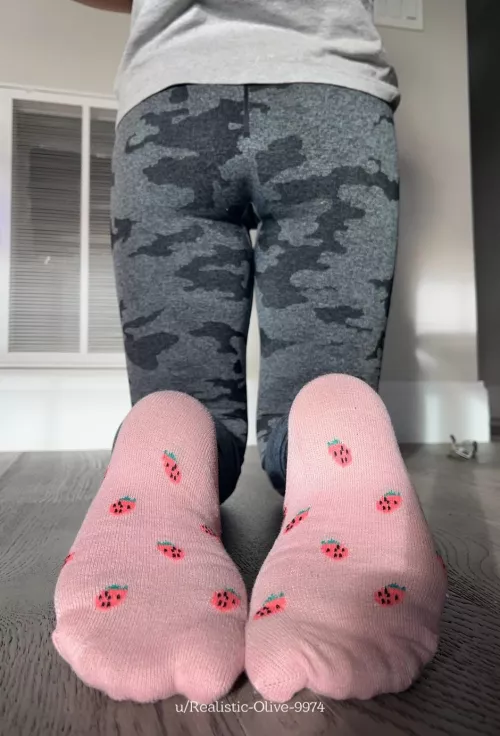 How cute are my fruit socks?! by Realistic-Olive-9974
