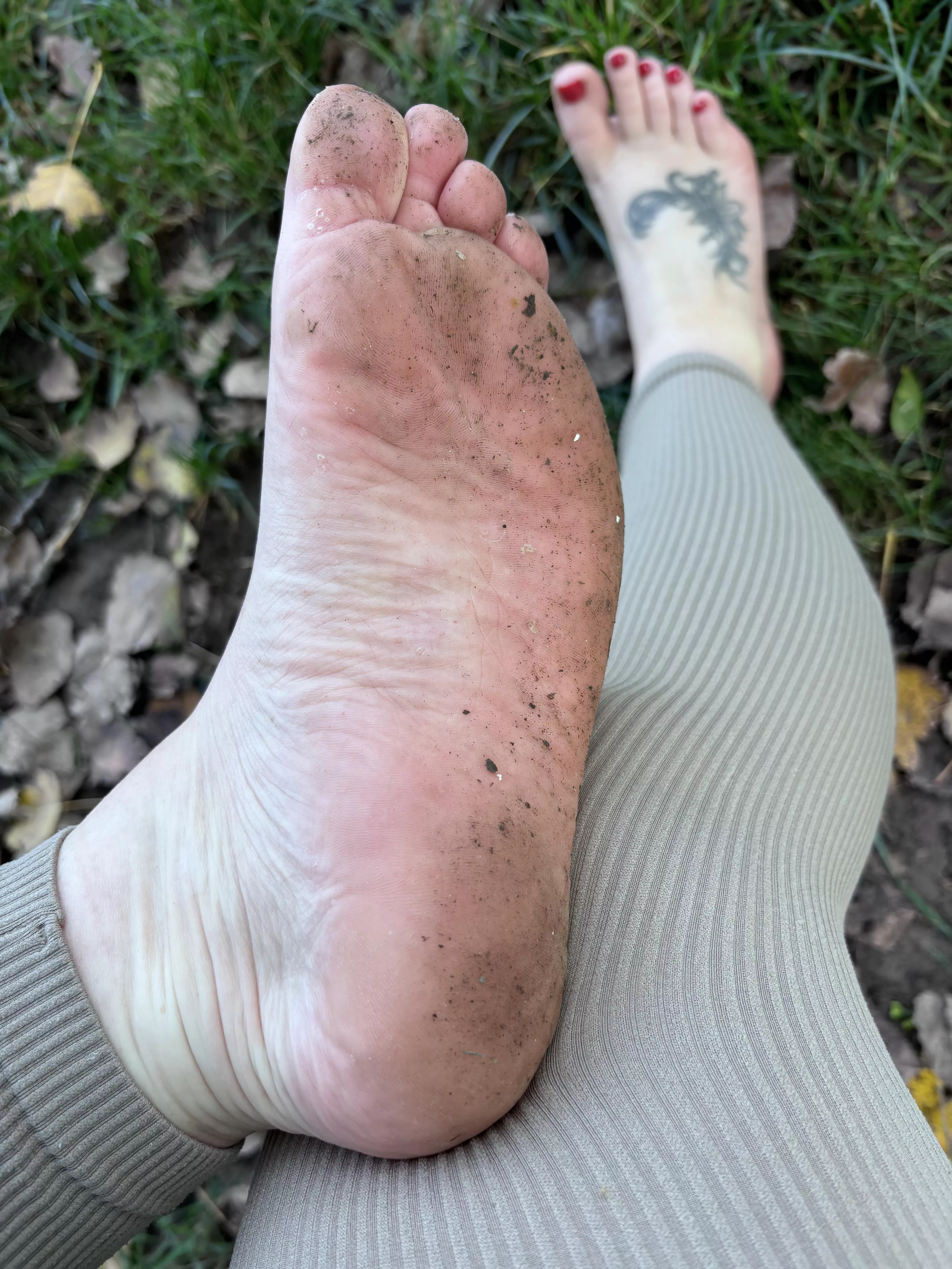 I walk through the leaves and puddles, would you lick them clean? posted by janes-world6