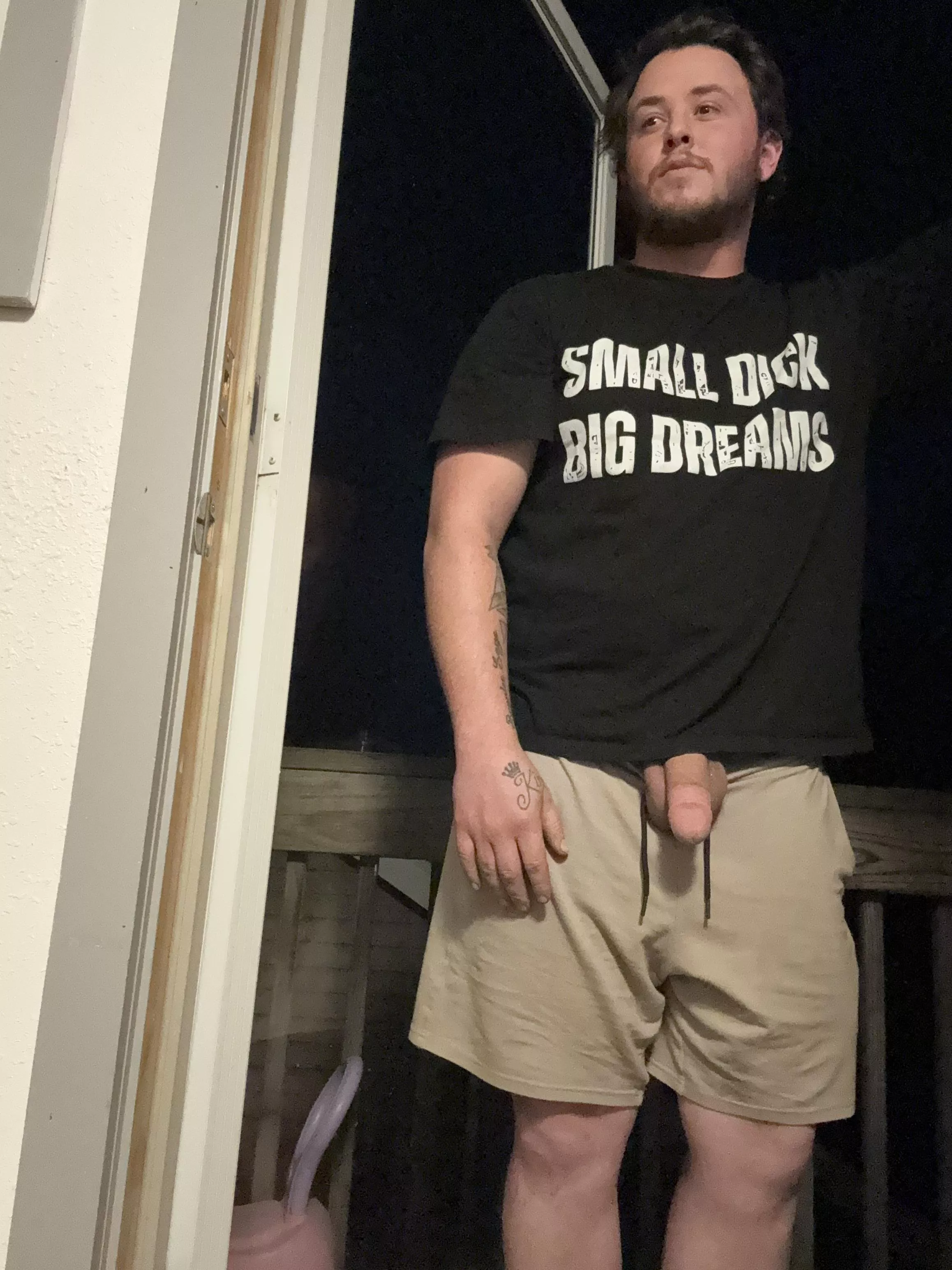 Just chillin on my balcony with my cock out… neighbors 100% saw me  posted by Far-Sky6438