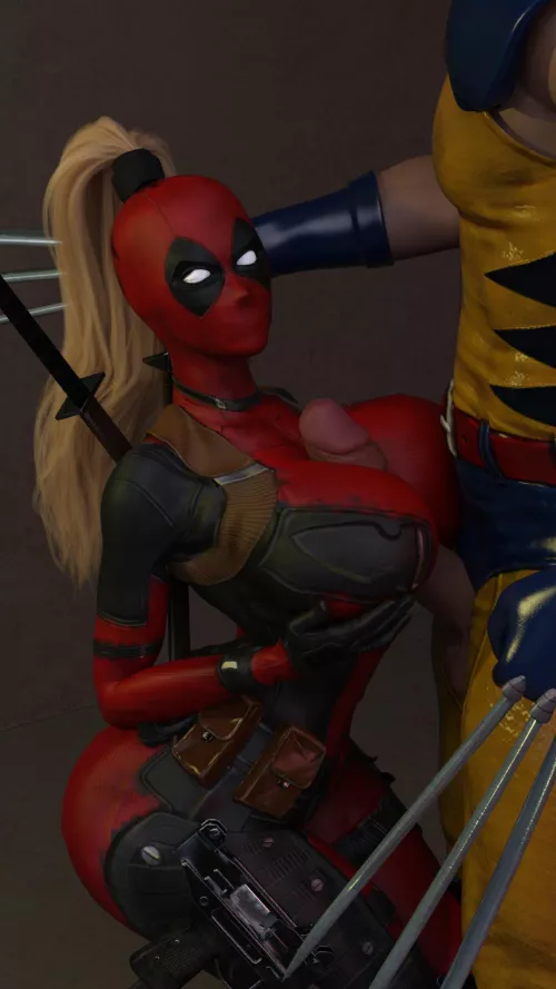  Lady Deadpool and Wolverine!(Llamamann Games) [X-Men]  by AmaZone_Inc
