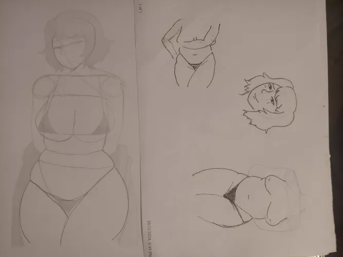 Learning different styles and attempting Dross' by pickuppencil