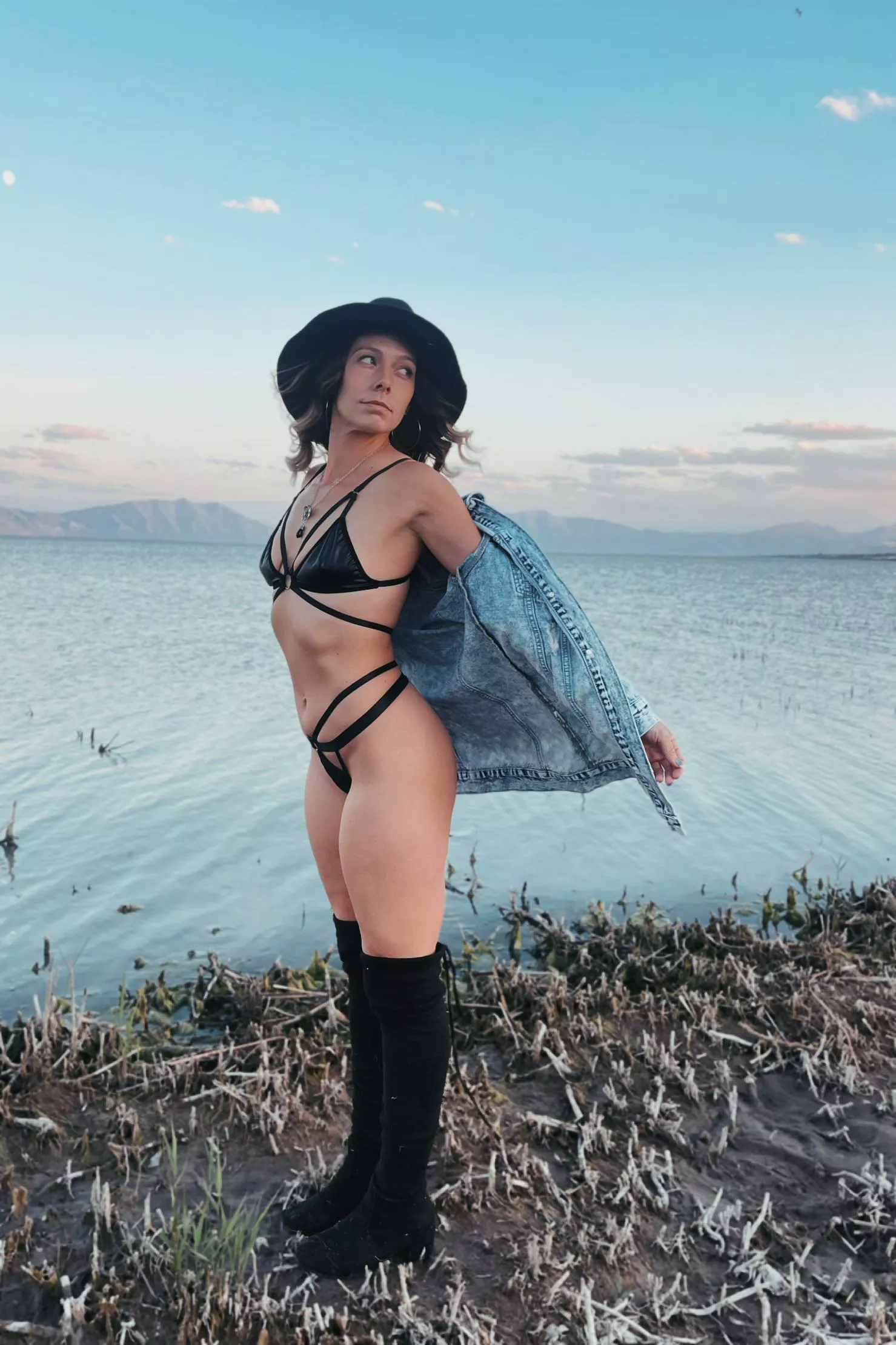 Lingerie to match the boots posted by BlairHollow