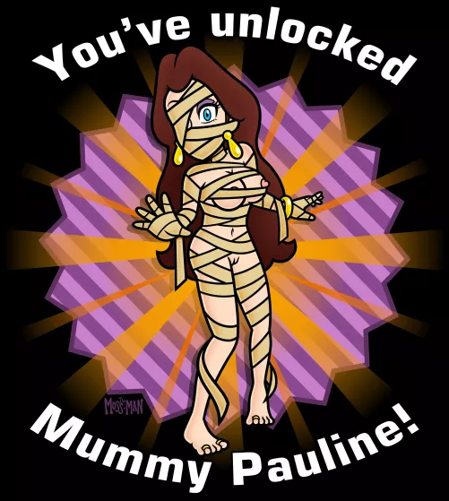 Mummy Pauline! (Based on art by UndeadAheadT) by The_Moss-Man