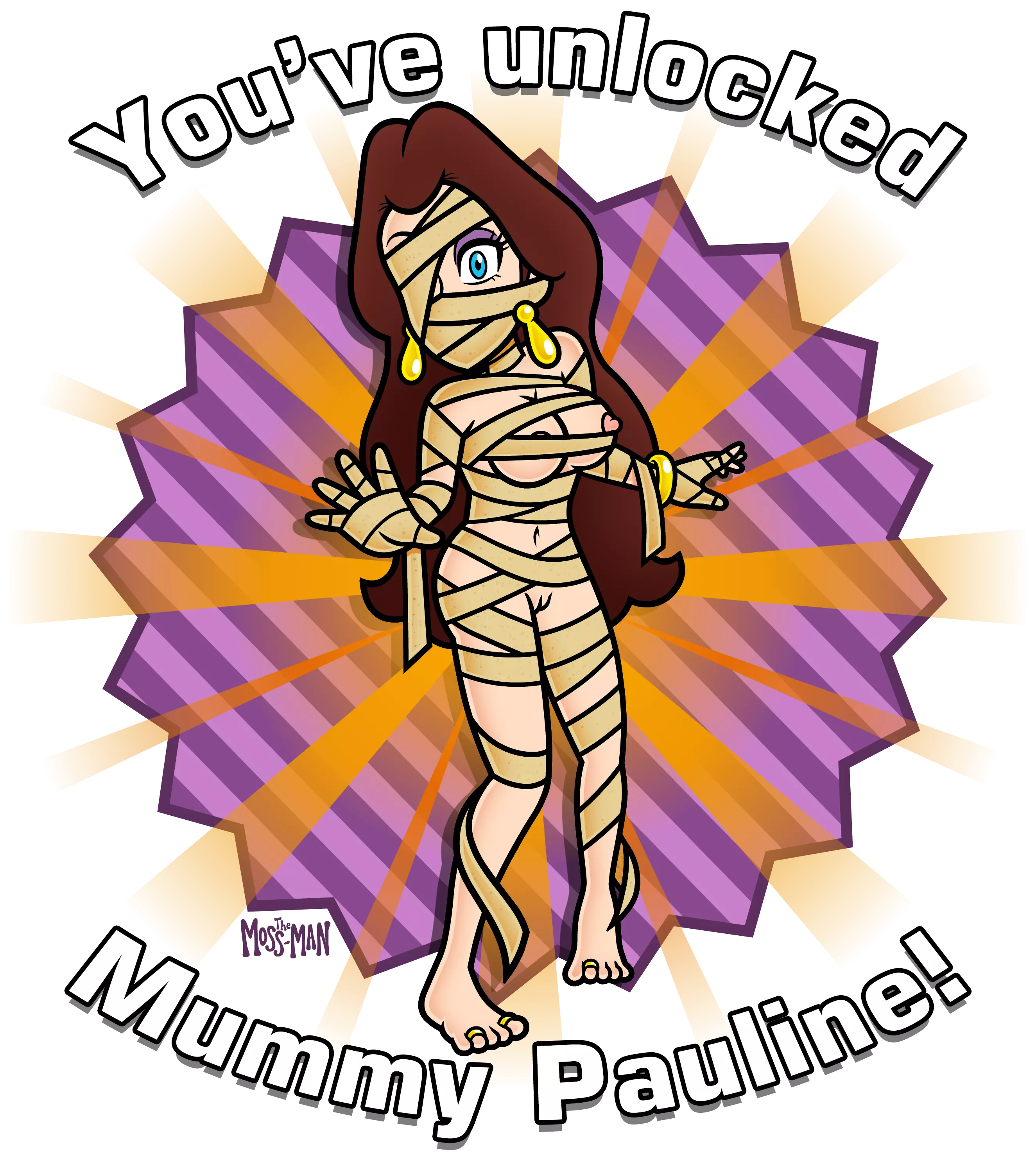 Mummy Pauline! (Based on art by UndeadAheadT) posted by The_Moss-Man