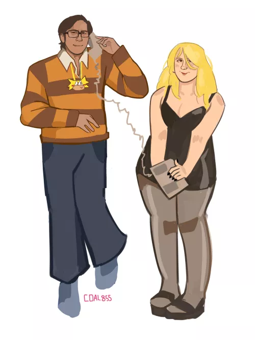 My art of Chris and Kacey 👍🏻👍🏻 by Jealous_Doctor_7088