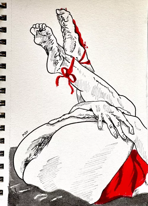 Red by me by mydrawingpractice