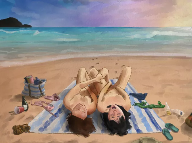 Sapphic Shore, by me by MrMindGame