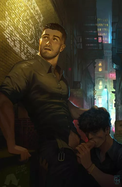 Seamus, after work🍀 [OC] by Ttyushera