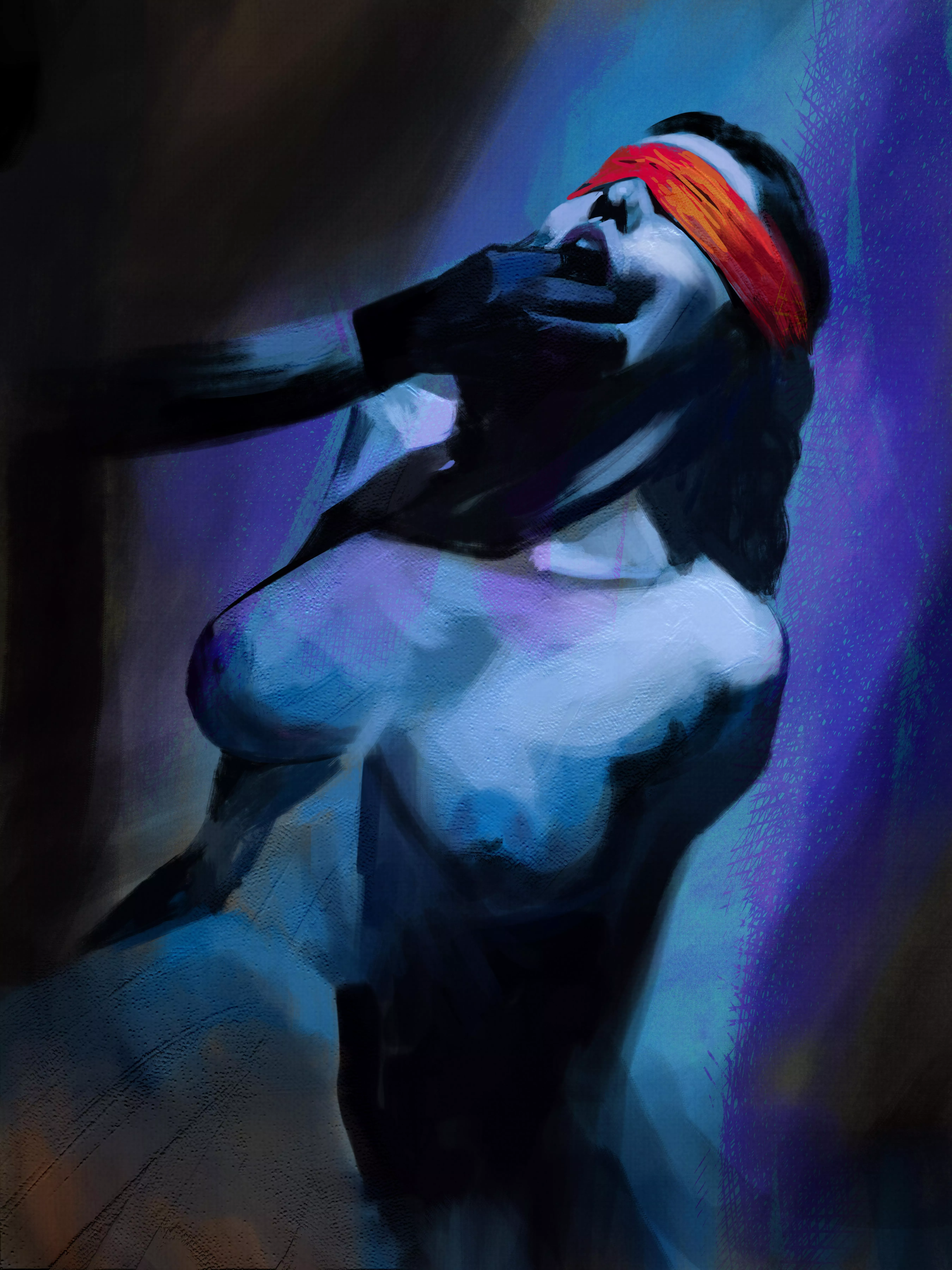 Submissive commission painting by me  posted by arca_num_