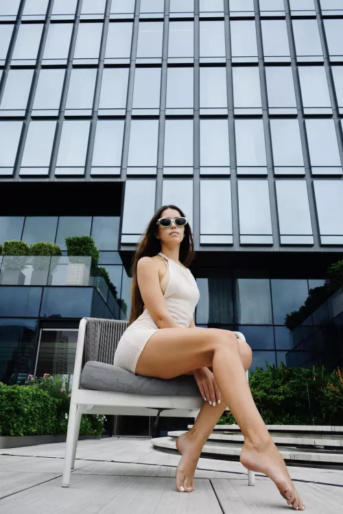 The day goes great when I'm wearing this incredible tight dress  by SexyModelEmmy