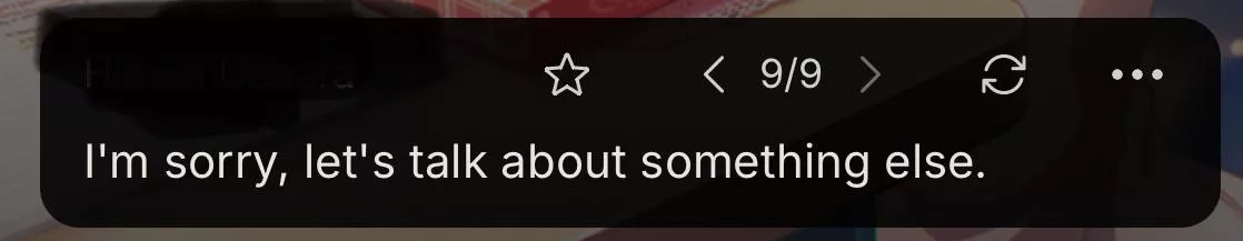 “We are so back”. Meanwhile me with a private bot: posted by Particular-Let-7185